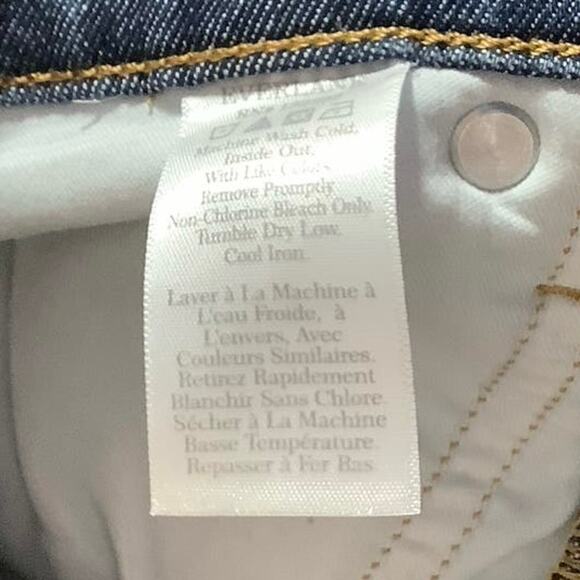 NWOT Everlane Way High Skinny Jean Women’s 26 Ankle Dark Blue Trendy Organic R - Picture 11 of 12